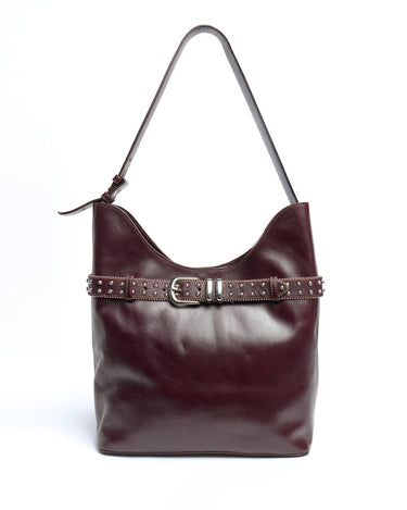 BOLSO CINTURÓN BURGUNDY