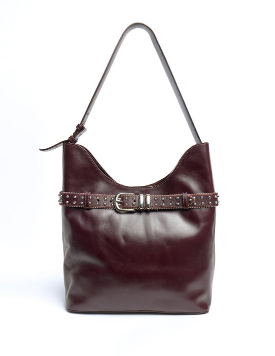 BOLSO CINTURÓN BURGUNDY