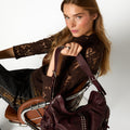BOLSO ASA HEBILLAS BURGUNDY