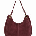 BOLSO SERRAJE ESPIGA BURGUNDY