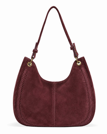 BOLSO SERRAJE ESPIGA BURGUNDY