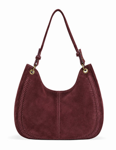 BOLSO SERRAJE ESPIGA BURGUNDY