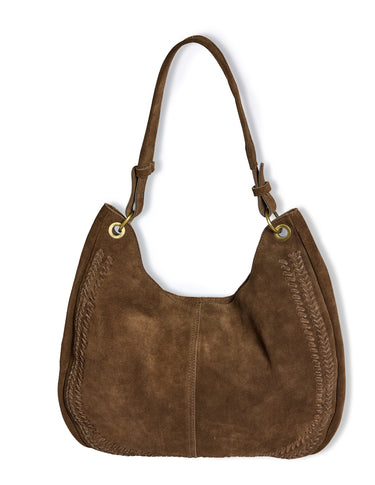 BOLSO SERRAJE ESPIGA MARRON