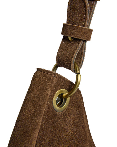 BOLSO SERRAJE ESPIGA MARRON