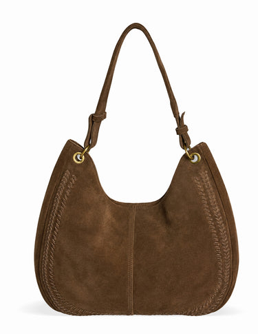 BOLSO SERRAJE ESPIGA MARRON