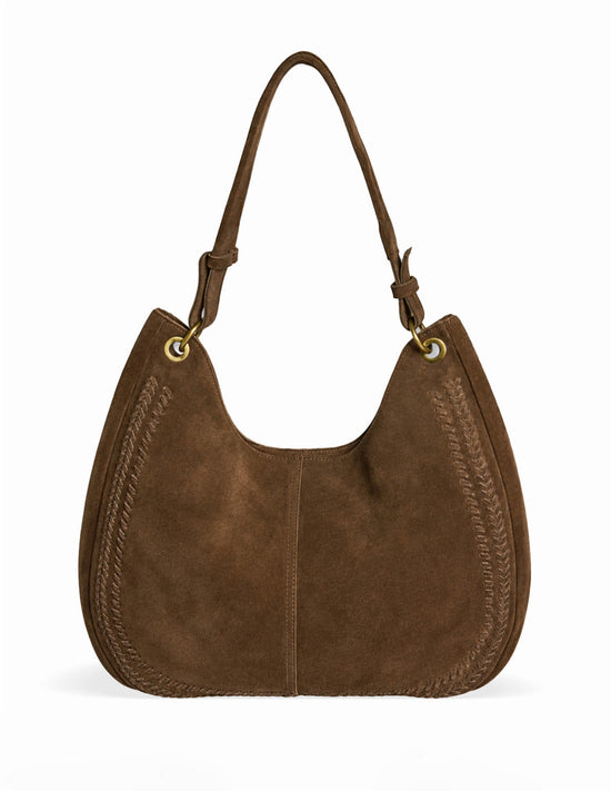 BOLSO SERRAJE ESPIGA MARRON