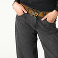 BUTTERFLY SUEDE BELT