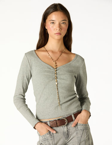 COLLAR LEAVES DORADO