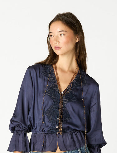 COLLAR LARGO BEADS AMBAR