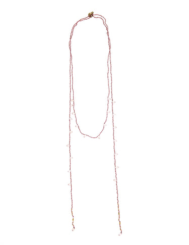 DOUBLE BEADED CHERRY NECKLACE