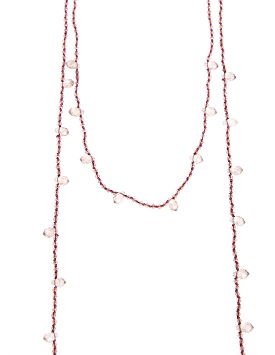 DOUBLE BEADED CHERRY NECKLACE
