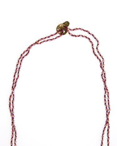 DOUBLE BEADED CHERRY NECKLACE