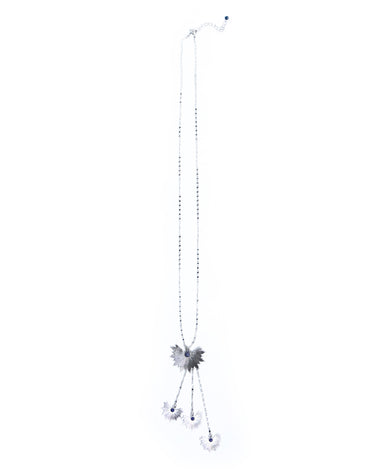COLLAR PALM PLATEADO