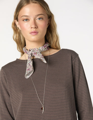 SILVER FANG NECKLACE