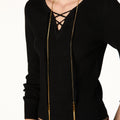 COLLAR CADENA LARGA DORADA