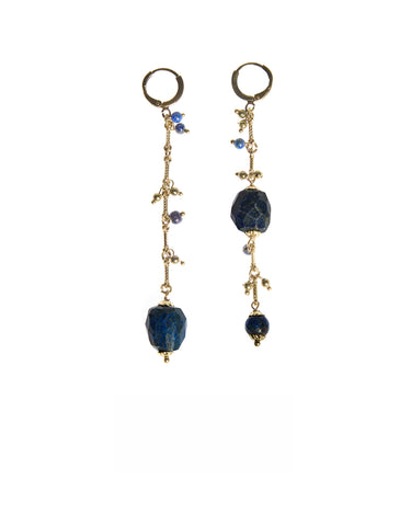 PENDIENTES PIEDRA LAPISLÁZULI