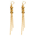 PENDIENTES CADENA DORADA
