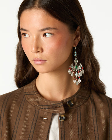ETHNIC SILVER EARRINGS