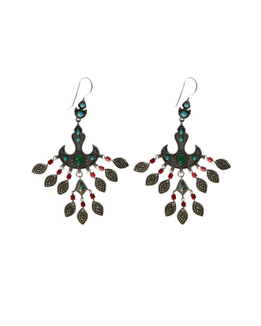 ETHNIC SILVER EARRINGS