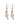 PENDIENTES PIEDRAS GOLD