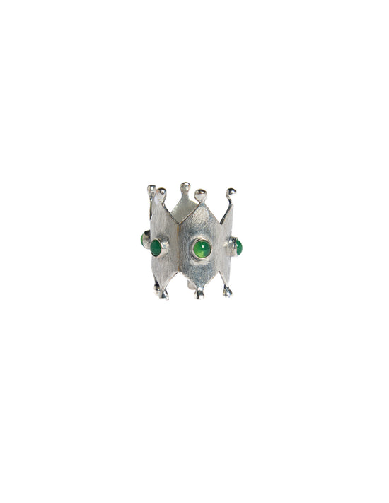 GREEN STONE RING