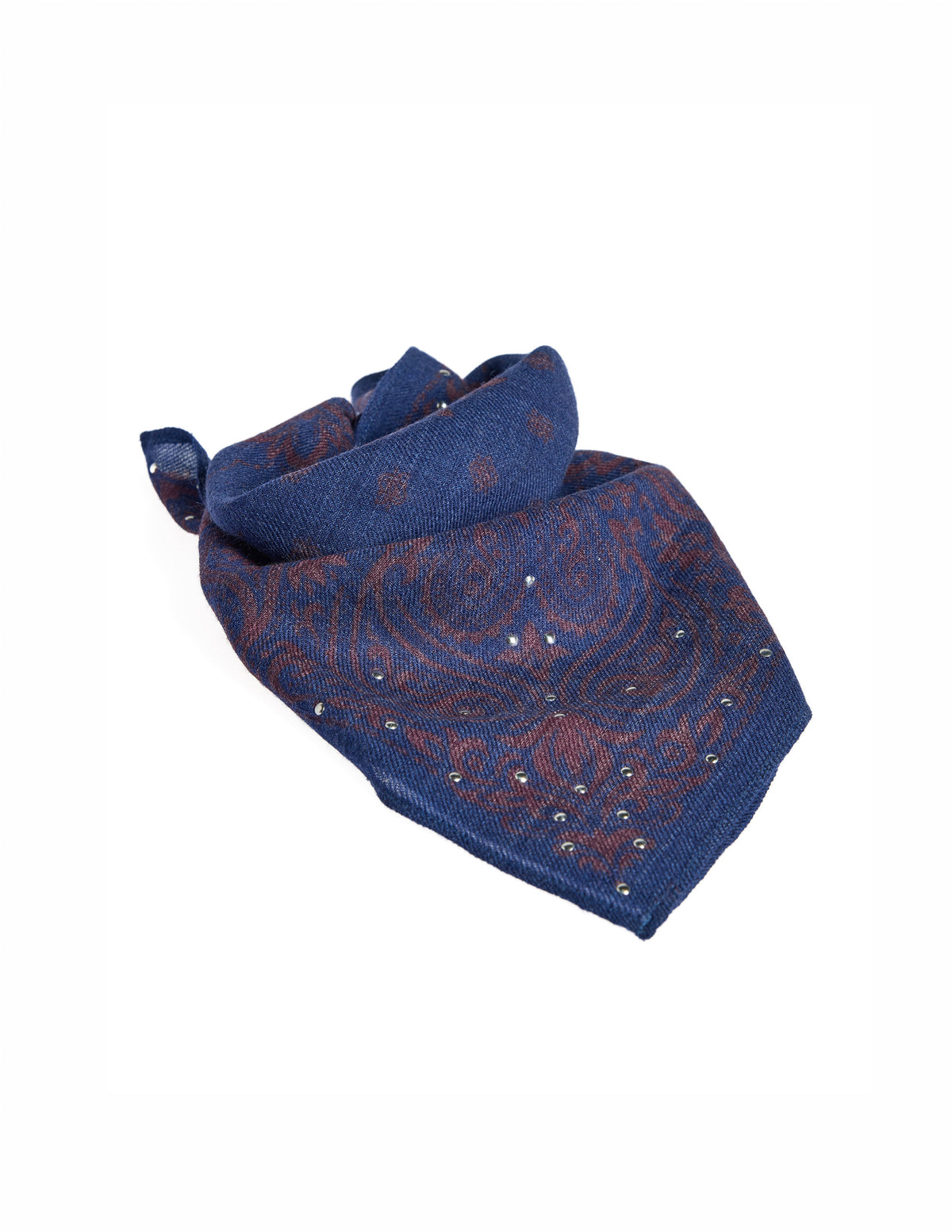BANDANA WOOL STUDS MIDNIGHT