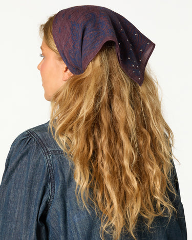BANDANA LANA TACHAS PLUM