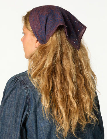 BANDANA LANA TACHAS PLUM