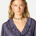 CHOKER BEADS FLOR AMBAR