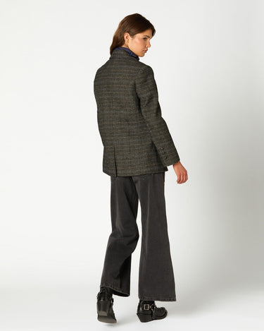 BLAZER DOBLE BOTONADURA CUADROS GREY