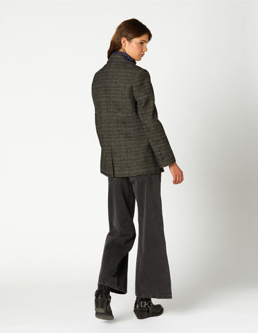 BLAZER DOBLE BOTONADURA CUADROS GREY