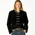 CHAQUETA TERCIOPELO DOBLE BOTÓN BLACK