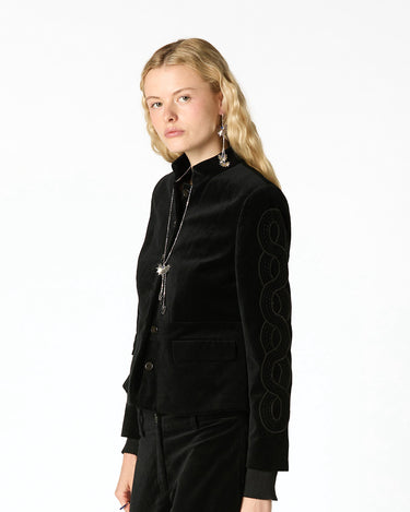 BLAZER EIGHTS BLUE VELVET