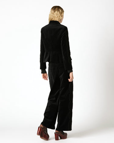 BLAZER EIGHTS BLUE VELVET