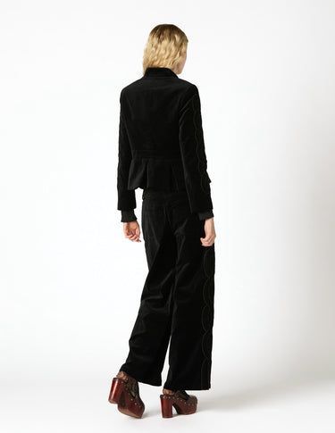 BLUE VELVET BLAZER EIGHTS