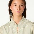SAGE STUDDED SHIRT