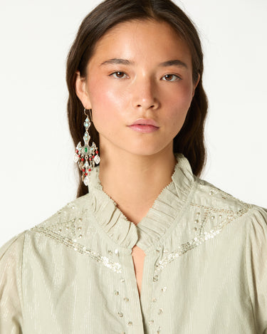 SAGE STUDDED SHIRT