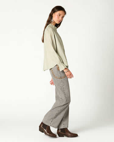 SAGE STUDDED SHIRT