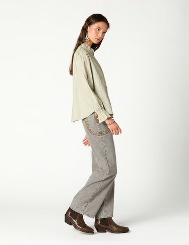 SAGE STUDDED SHIRT