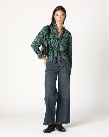 CAMISA VOLANTE WILD BLUE