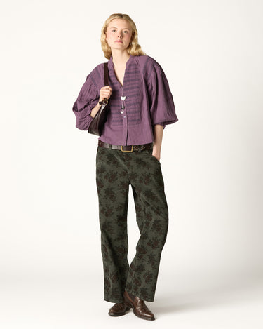 CHOCOLATE ROUND NECK NIDOS SHIRT