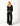 BLACK POINTELLE RUCHED T-SHIRT