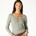 CAMISETA FRUNCE POINTELLE GREY