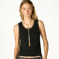 CAMISETA LACE POINTELLE BLACK