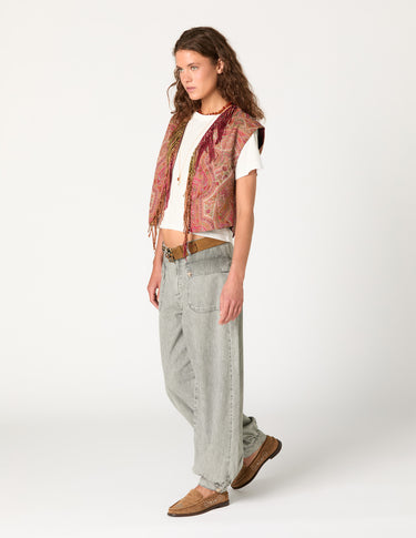 PAISLEY TASSEL VEST