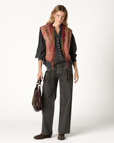 CHALECO PAISLEY BORLAS