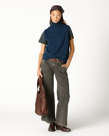 MIDNIGHT TURTLENECK VEST