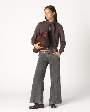 BROWN SCARF JACKET