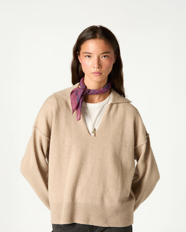 BROWN GLACÉ POLO SHIRT