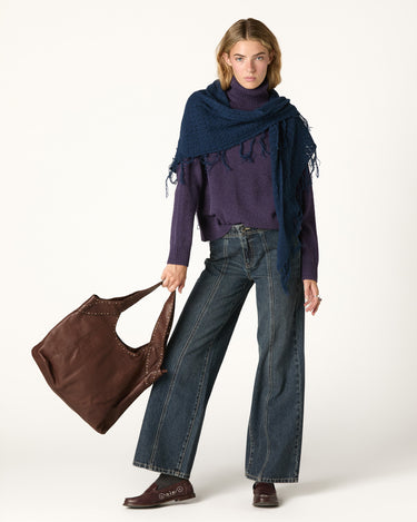 PENSÉE BUTTON TURTLENECK SWEATER